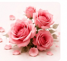Rosas rosadas